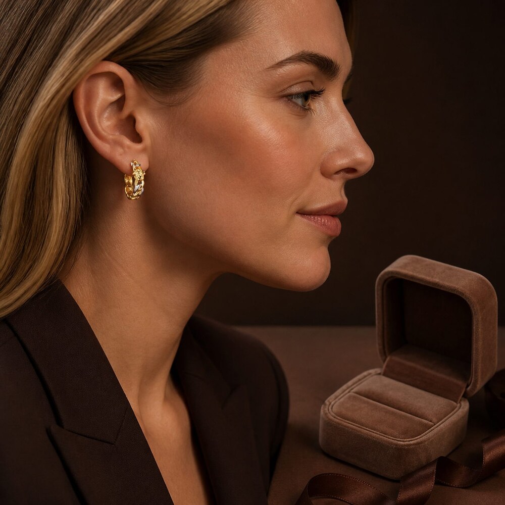 Versace Bold Statement Earrings Style 1 | New with Box - Picture 9 of 9